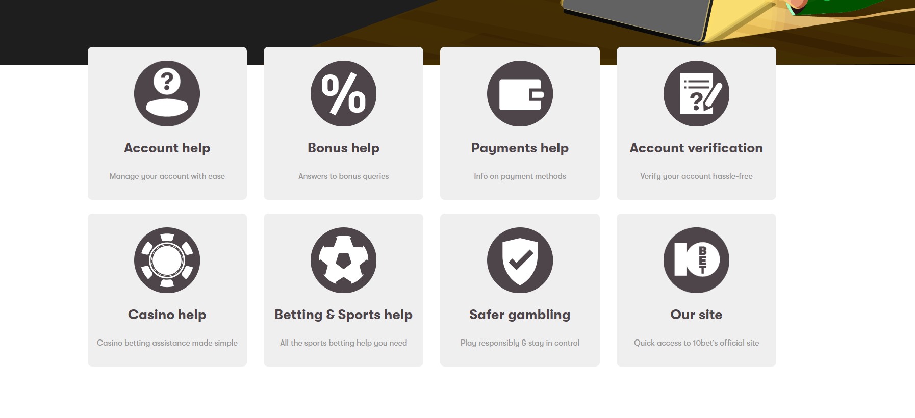 10bet Casino Help Center UK