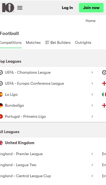 10bet UK Football