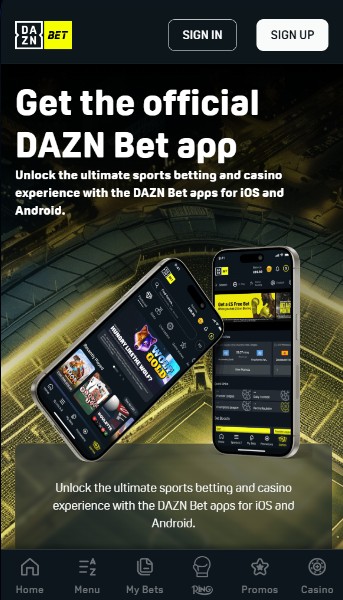 DAZNbet Casino UK Apps