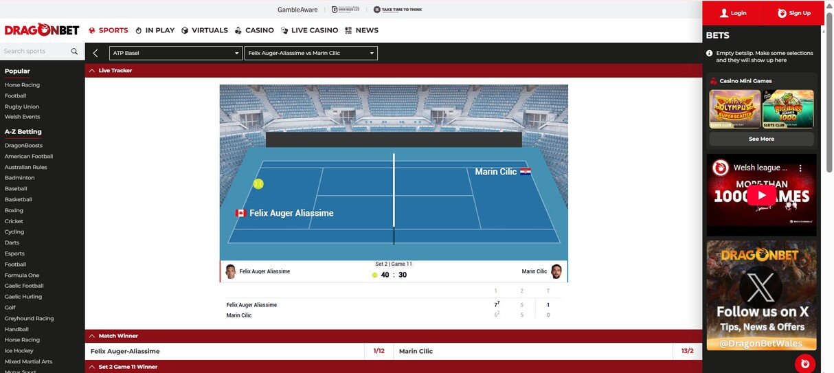 Dragonbet Inplay Sportsbetting UK