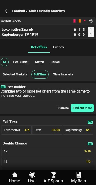 Grosvenor Sportsbook UK Live Betting