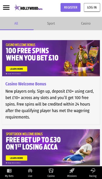 Hollywood Bets Promotions Sportsbetting United Kingdom