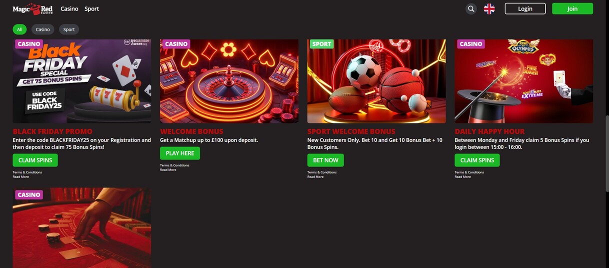 MagicRed Promotions UK pc