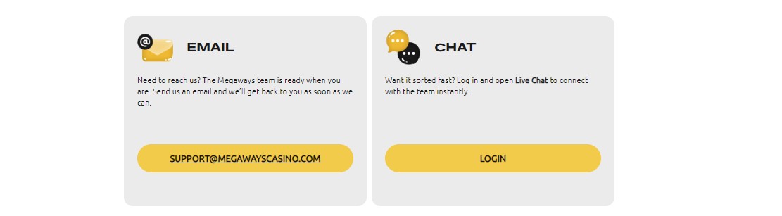 Megaways casino UK Customer Support
